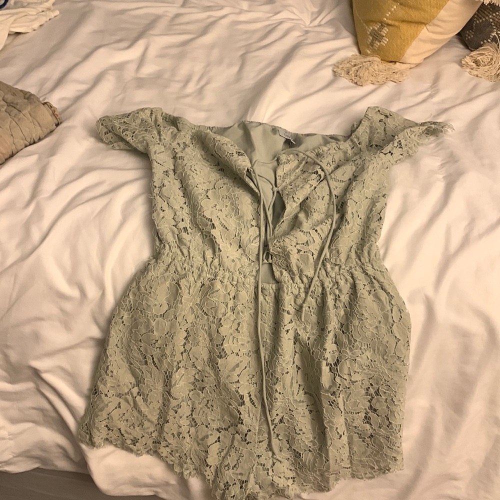 Tobi off the shoulder romper